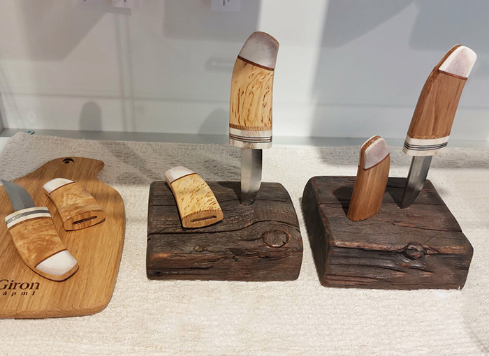 Roland Stålnacke kniv med horninfällning