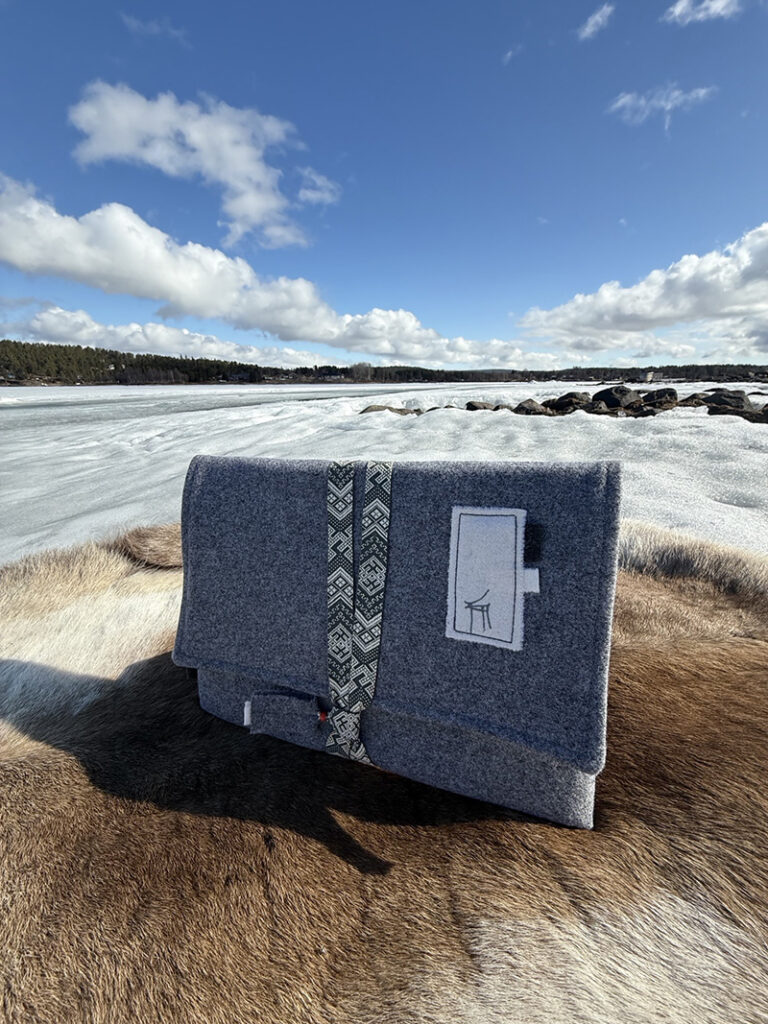 Ann Margit Larsdotter Datorväska, grå